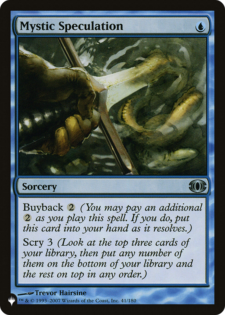 Mystic Speculation [The List] | Jomio and Rueliete's Cards and Comics