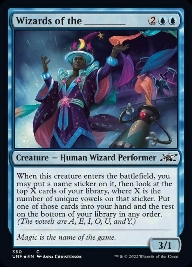 Wizards of the _____ (Galaxy Foil) [Unfinity] | Jomio and Rueliete's Cards and Comics