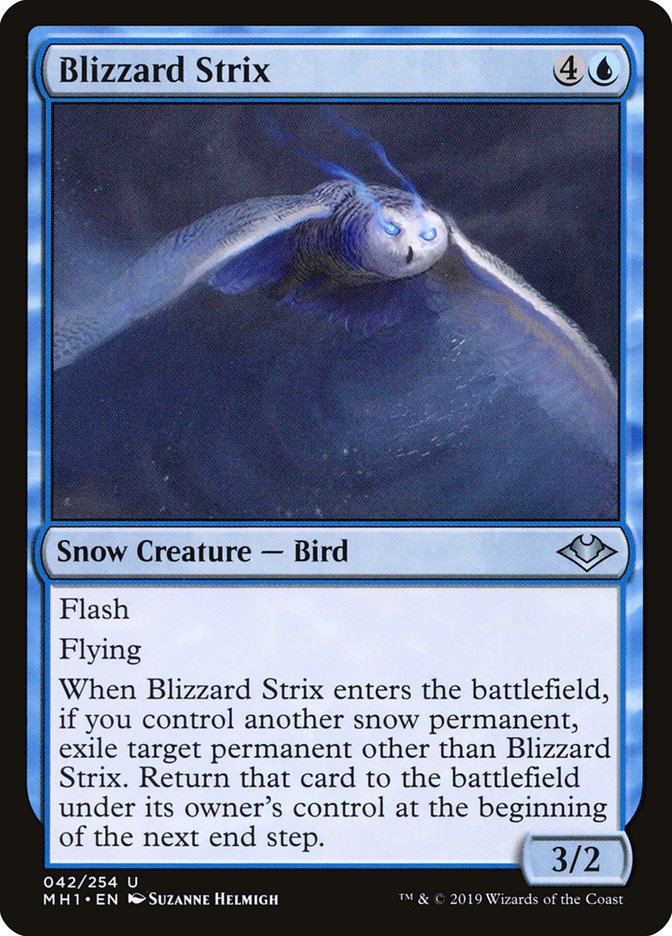 Blizzard Strix [Modern Horizons] | Jomio and Rueliete's Cards and Comics