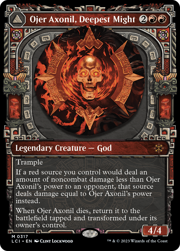 Ojer Axonil, Deepest Might // Temple of Power (Showcase) [The Lost Caverns of Ixalan] | Jomio and Rueliete's Cards and Comics
