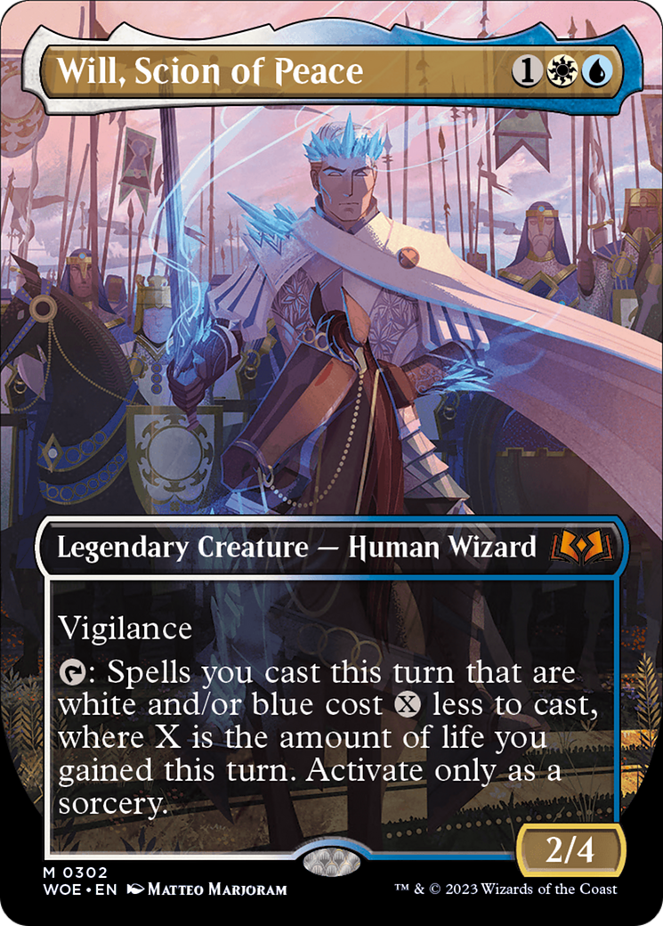 Will, Scion of Peace (Borderless Alternate Art) [Wilds of Eldraine] | Jomio and Rueliete's Cards and Comics