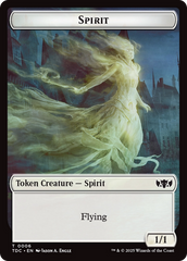 Angel // Spirit Double-Sided Token [Tarkir: Dragonstorm Commander Tokens] | Jomio and Rueliete's Cards and Comics