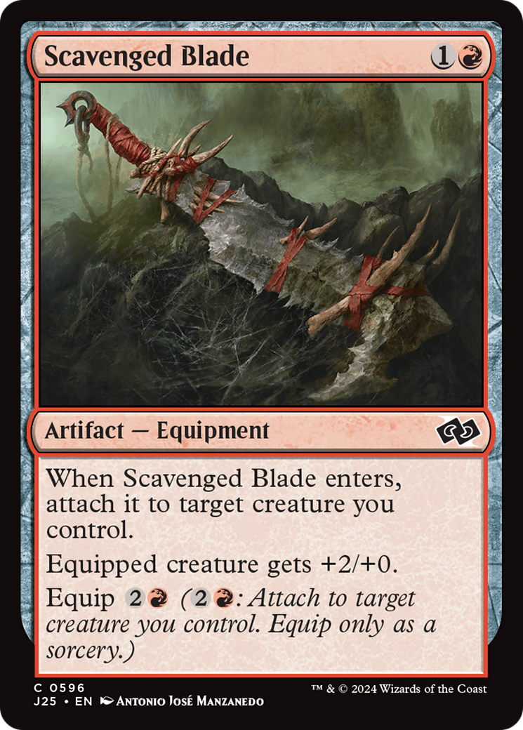 Scavenged Blade [Foundations Jumpstart] | Jomio and Rueliete's Cards and Comics