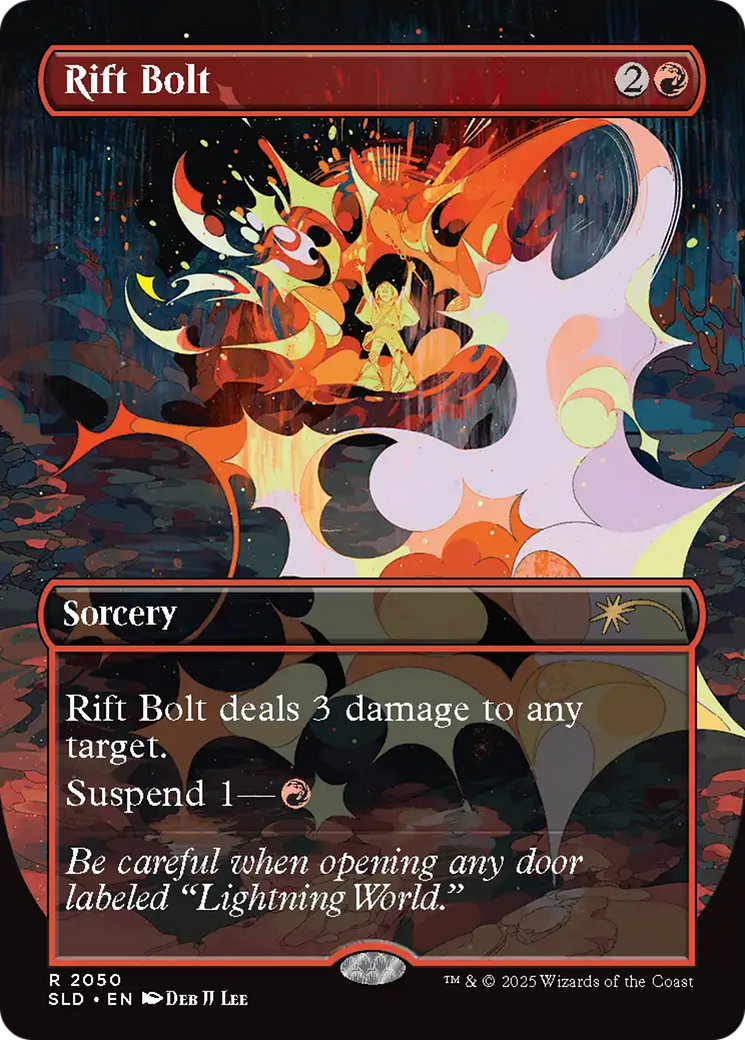 Rift Bolt (2050) (Rainbow Foil) [Secret Lair Drop Series] | Jomio and Rueliete's Cards and Comics
