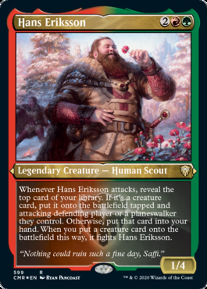 Hans Eriksson (Etched) [Commander Legends] | Jomio and Rueliete's Cards and Comics