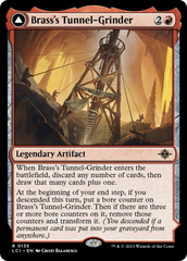 Brass's Tunnel-Grinder // Tecutlan, The Searing Rift [The Lost Caverns of Ixalan] | Jomio and Rueliete's Cards and Comics