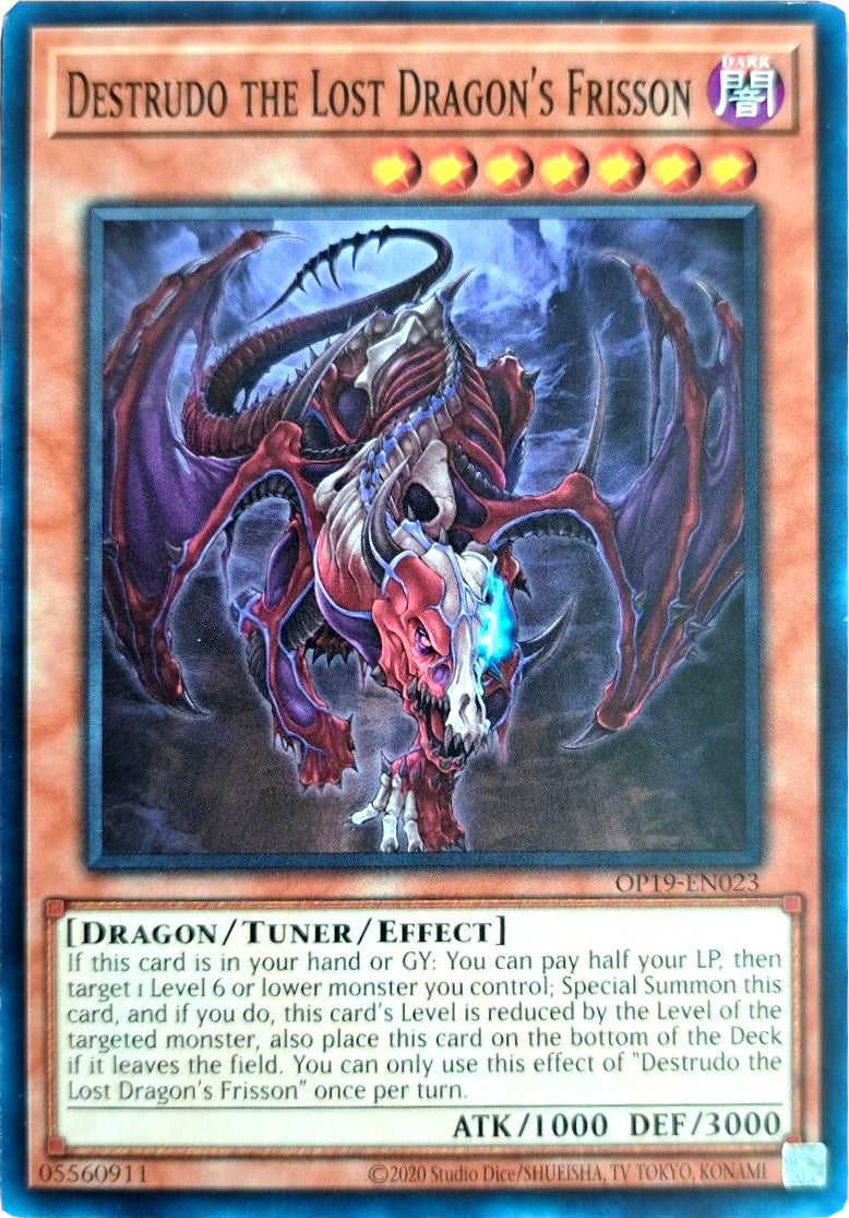 Destrudo the Lost Dragon's Frisson [OP19-EN023] Common | Jomio and Rueliete's Cards and Comics