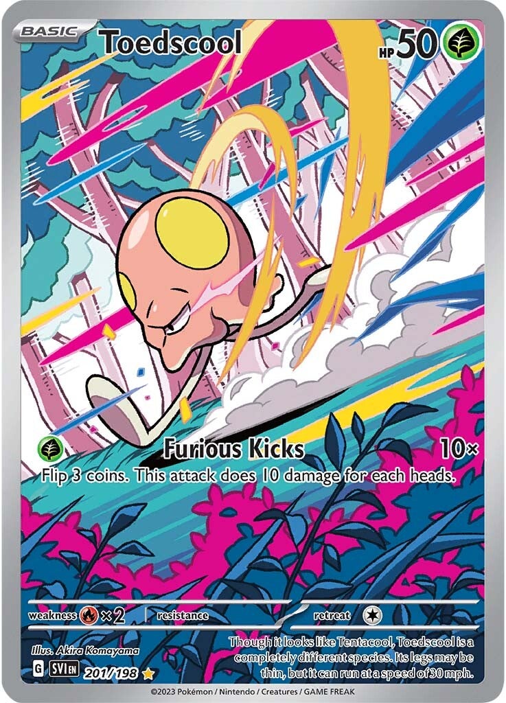 Toedscool (201/198) [Scarlet & Violet: Base Set] | Jomio and Rueliete's Cards and Comics