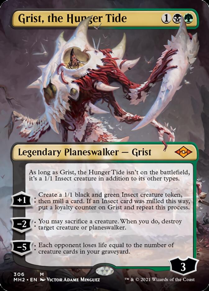 Grist, the Hunger Tide (Borderless) [Modern Horizons 2] | Jomio and Rueliete's Cards and Comics