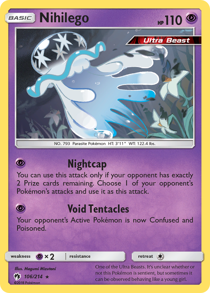Nihilego (106/214) [Sun & Moon: Lost Thunder] | Jomio and Rueliete's Cards and Comics