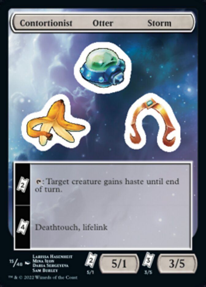 Contortionist Otter Storm [Unfinity Stickers] | Jomio and Rueliete's Cards and Comics