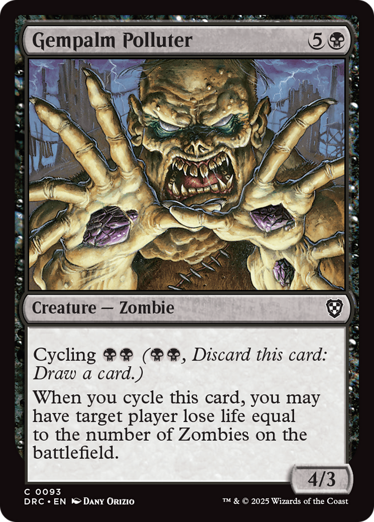 Gempalm Polluter [Aetherdrift Commander] | Jomio and Rueliete's Cards and Comics