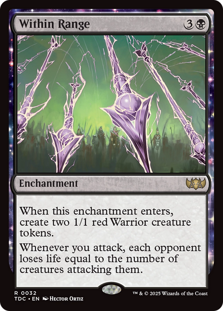 Within Range [Tarkir: Dragonstorm Commander] | Jomio and Rueliete's Cards and Comics