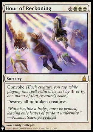 Hour of Reckoning [The List] | Jomio and Rueliete's Cards and Comics