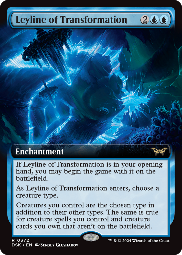 Leyline of Transformation (Extended Art) [Duskmourn: House of Horror] | Jomio and Rueliete's Cards and Comics