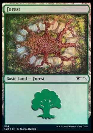 Forest (Plus One) (574) [Secret Lair Drop Promos] | Jomio and Rueliete's Cards and Comics