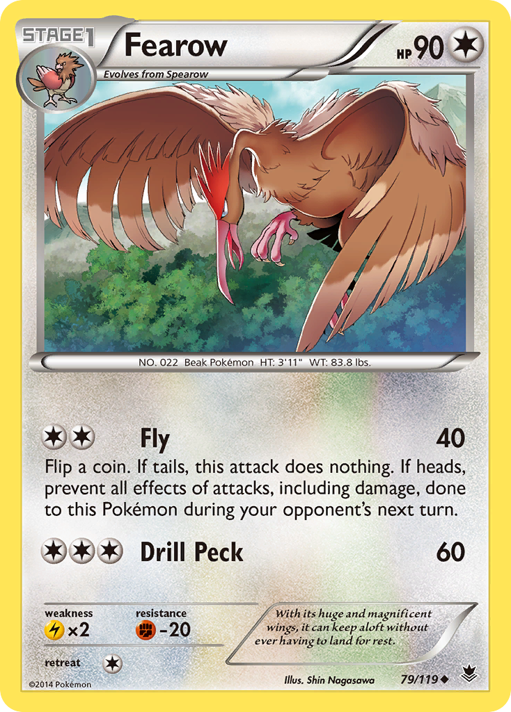 Fearow (79/119) [XY: Phantom Forces] | Jomio and Rueliete's Cards and Comics