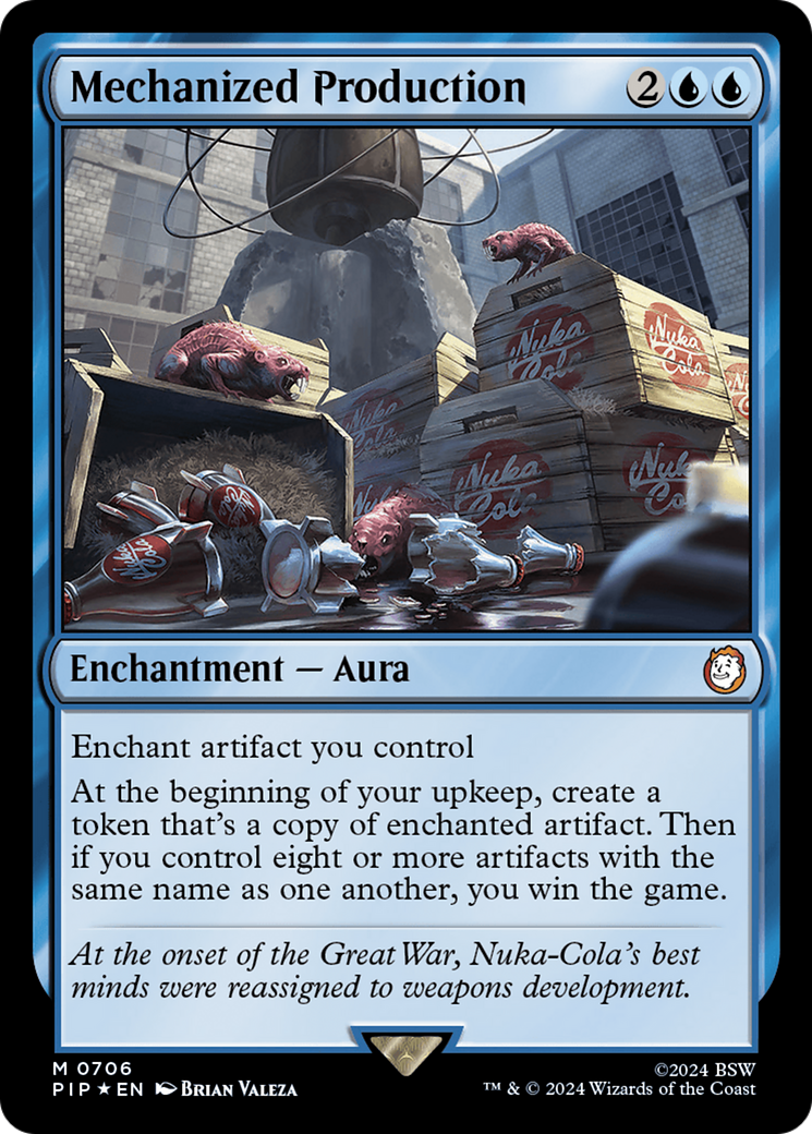 Mechanized Production (Surge Foil) [Fallout] | Jomio and Rueliete's Cards and Comics