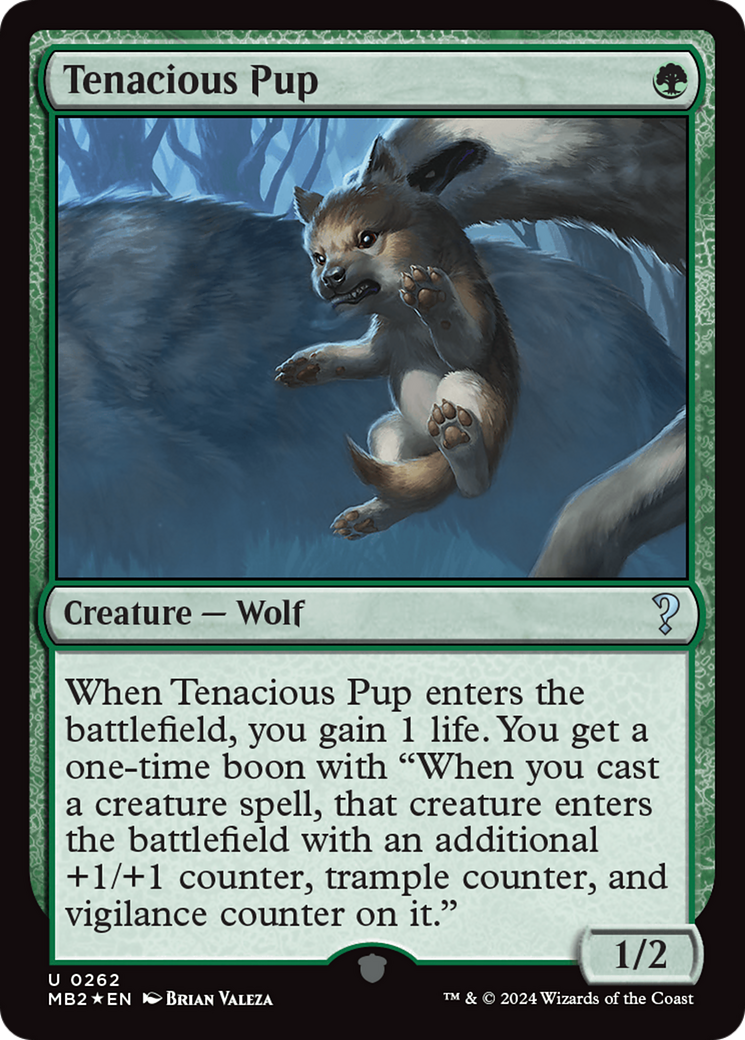 Tenacious Pup [Mystery Booster 2] | Jomio and Rueliete's Cards and Comics