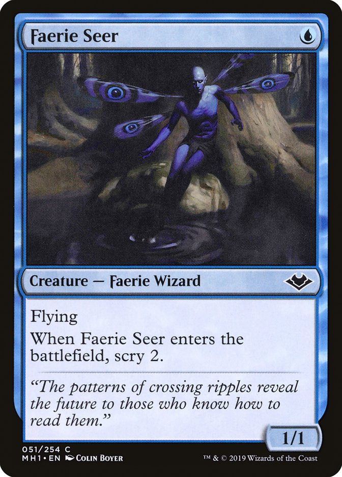 Faerie Seer [Modern Horizons] | Jomio and Rueliete's Cards and Comics