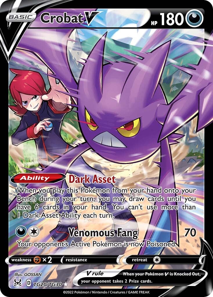 Crobat V (TG20/TG30) [Sword & Shield: Lost Origin] | Jomio and Rueliete's Cards and Comics