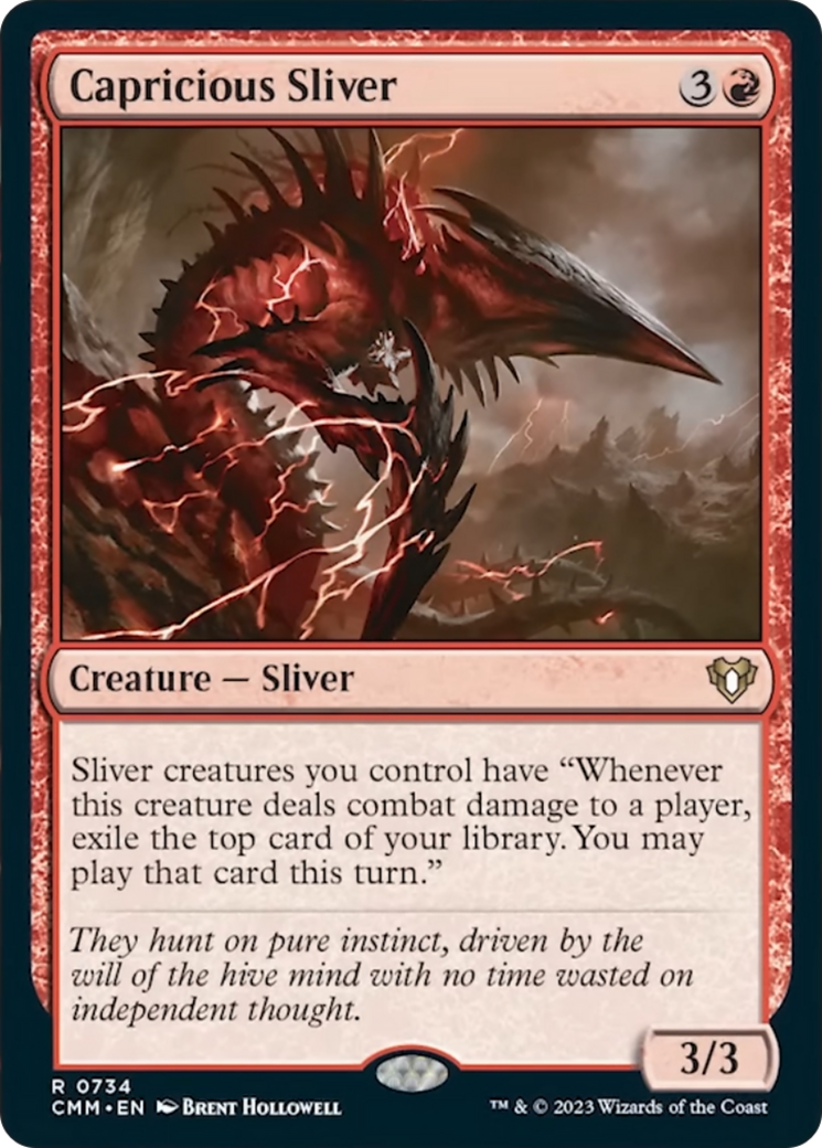 Capricious Sliver [Commander Masters] | Jomio and Rueliete's Cards and Comics