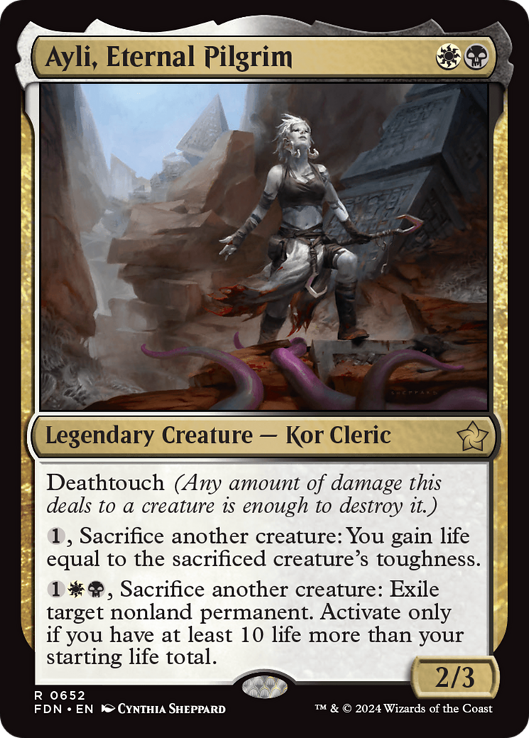 Ayli, Eternal Pilgrim [Foundations] | Jomio and Rueliete's Cards and Comics