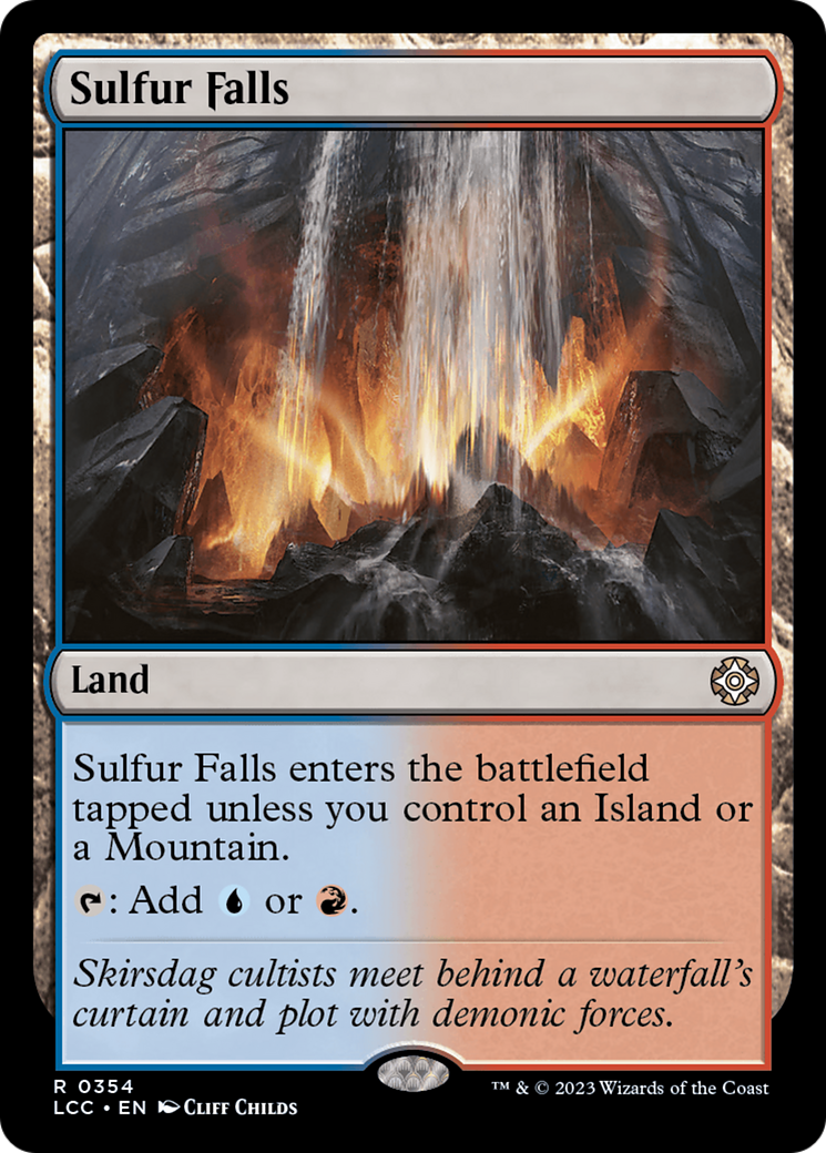 Sulfur Falls [The Lost Caverns of Ixalan Commander] | Jomio and Rueliete's Cards and Comics
