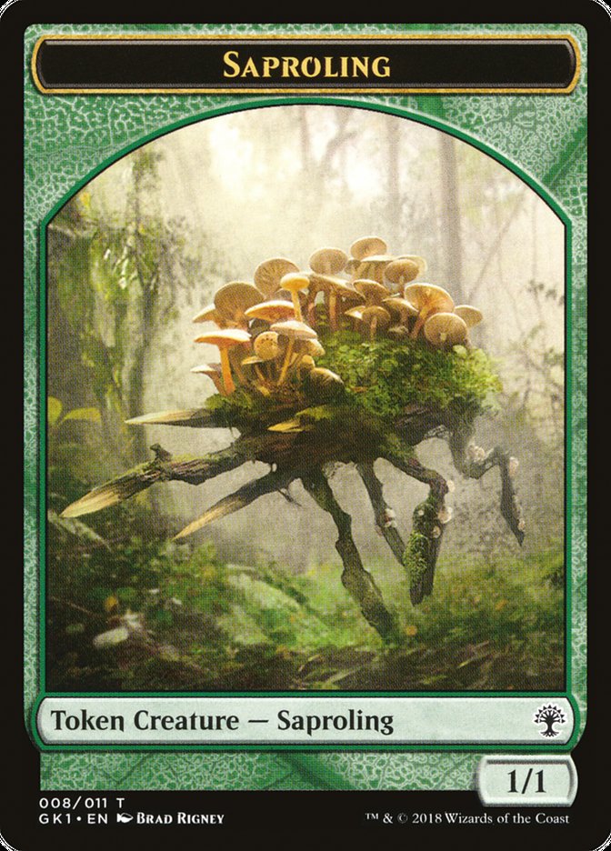 Voja // Saproling Double-Sided Token [Guilds of Ravnica Guild Kit Tokens] | Jomio and Rueliete's Cards and Comics