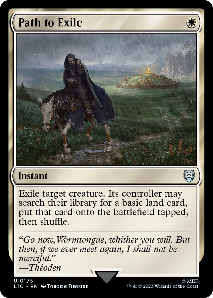Path to Exile [The Lord of the Rings: Tales of Middle-Earth Commander] | Jomio and Rueliete's Cards and Comics