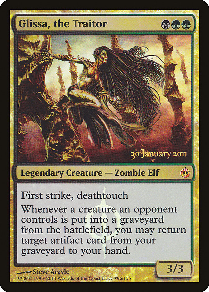Glissa, the Traitor [Mirrodin Besieged Prerelease Promos] | Jomio and Rueliete's Cards and Comics