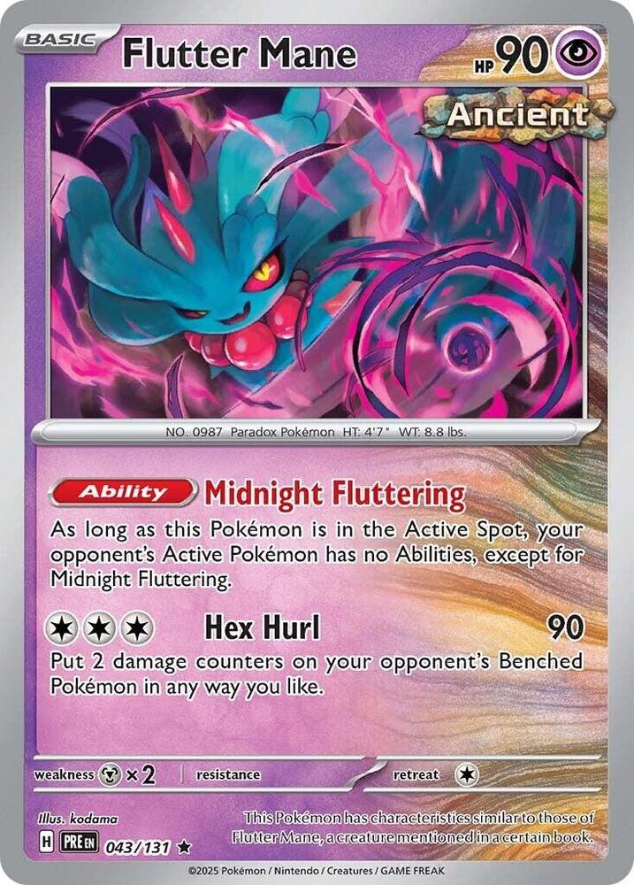 Flutter Mane (043/131) [Scarlet & Violet: Prismatic Evolutions] | Jomio and Rueliete's Cards and Comics