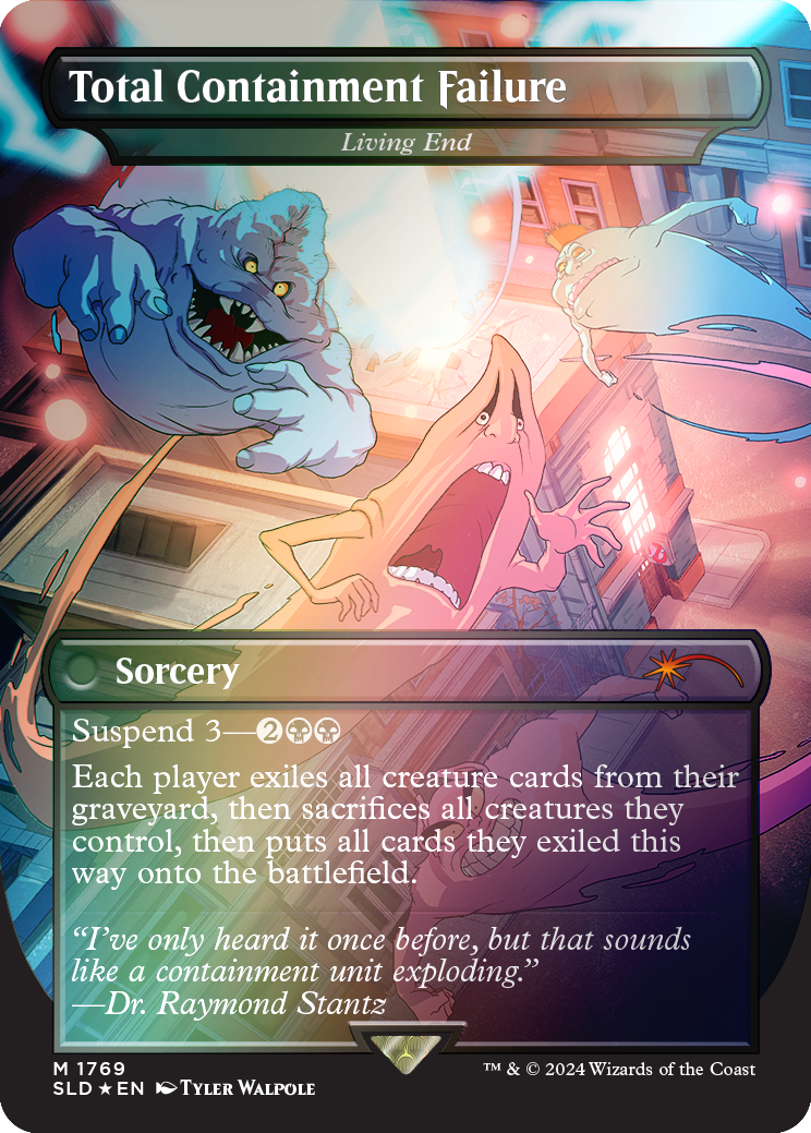 Total Containment Failure - Living End (Rainbow Foil) [Secret Lair Drop Series] | Jomio and Rueliete's Cards and Comics