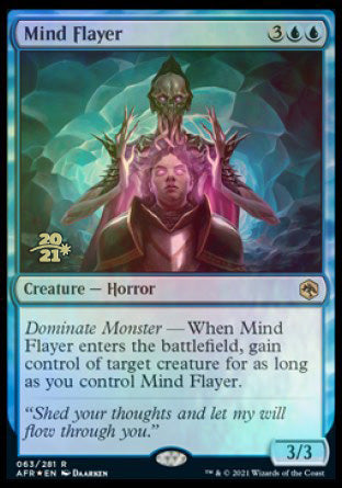 Mind Flayer [Dungeons & Dragons: Adventures in the Forgotten Realms Prerelease Promos] | Jomio and Rueliete's Cards and Comics
