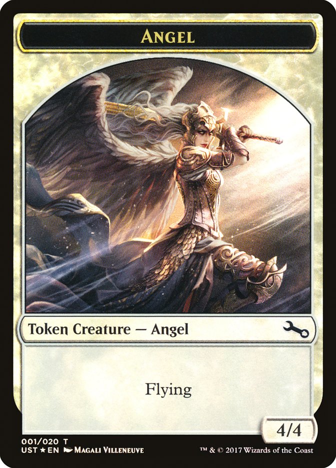 Angel // Angel Double-Sided Token [Unstable Tokens] | Jomio and Rueliete's Cards and Comics