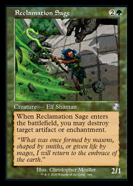 Reclamation Sage (Timeshifted) [Time Spiral Remastered] | Jomio and Rueliete's Cards and Comics