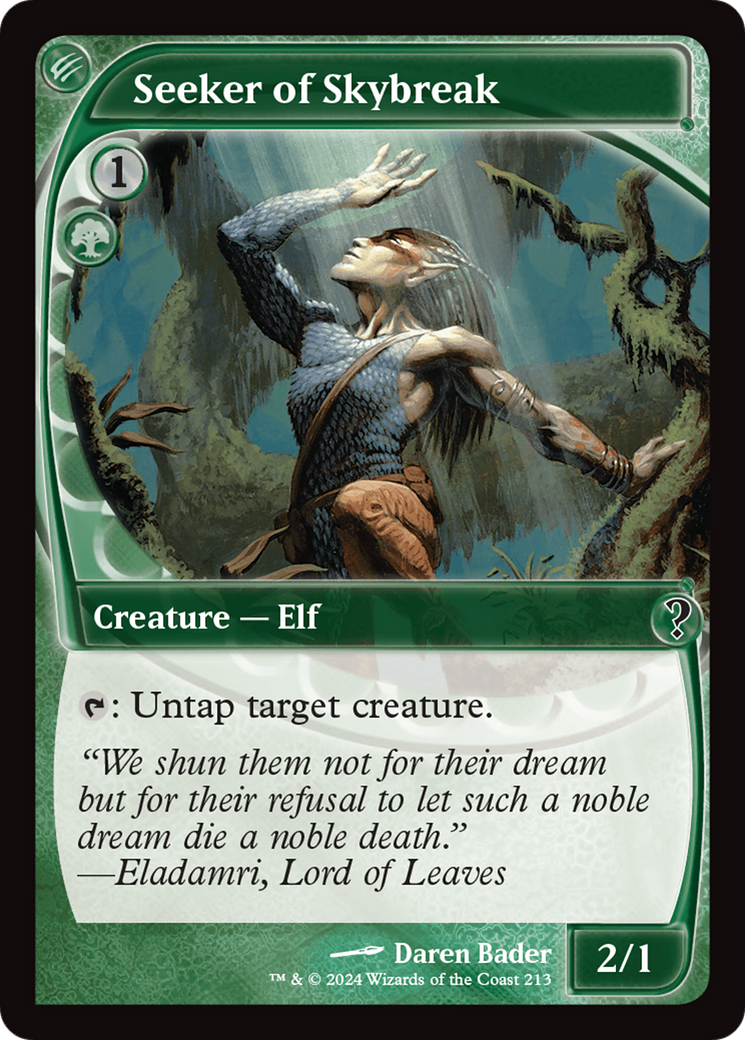 Seeker of Skybreak (Future Sight) [Mystery Booster 2] | Jomio and Rueliete's Cards and Comics