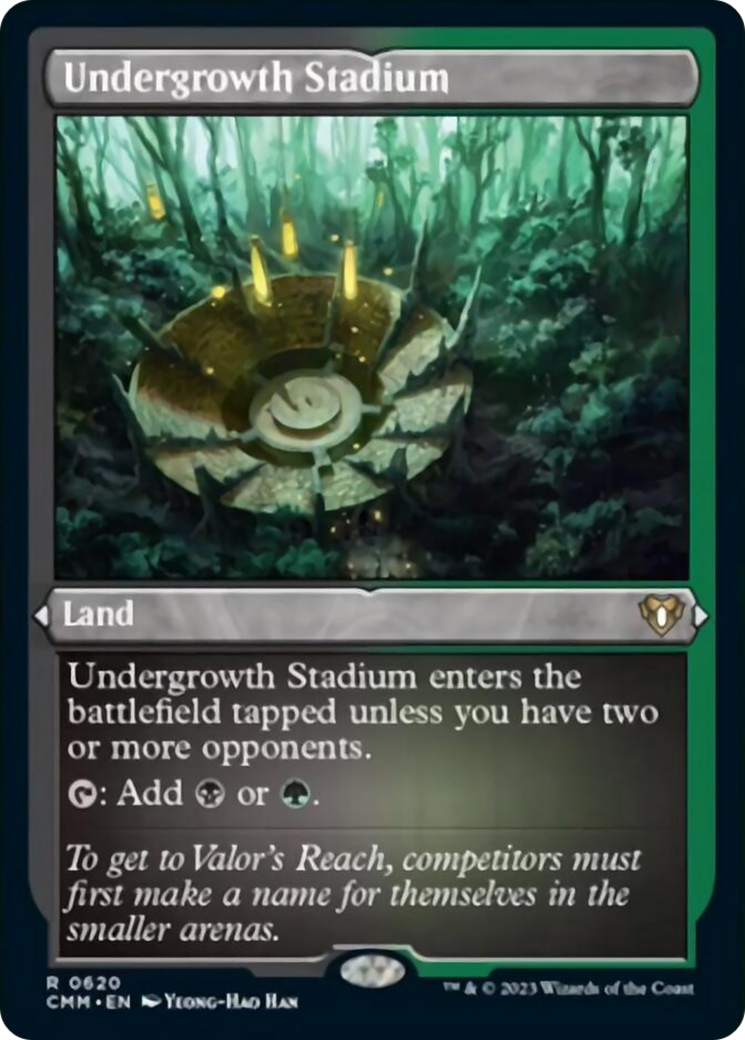 Undergrowth Stadium (Foil Etched) [Commander Masters] | Jomio and Rueliete's Cards and Comics