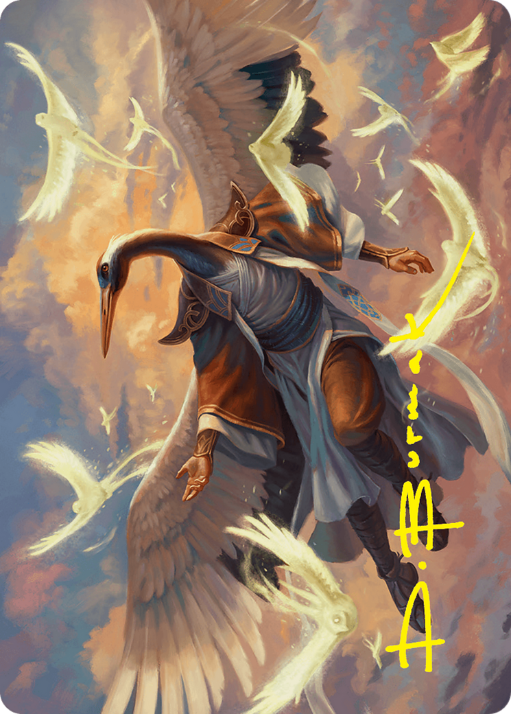 Kykar, Zephyr Awakener Art Card (16/54) (Gold-Stamped Signature) [Foundations Art Series] | Jomio and Rueliete's Cards and Comics