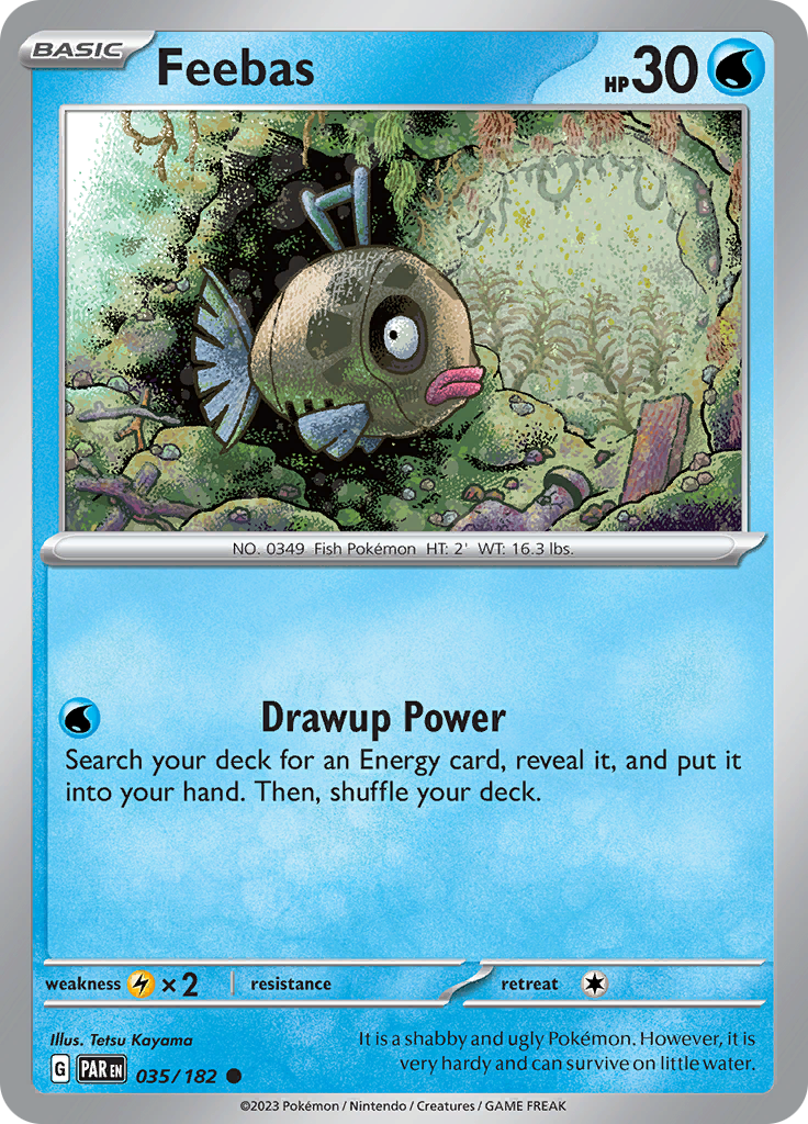 Feebas (035/182) [Scarlet & Violet: Paradox Rift] | Jomio and Rueliete's Cards and Comics