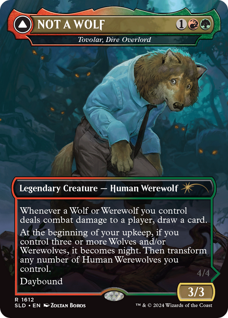 NOT A WOLF - Tovolar, Dire Overlord [Secret Lair Drop Series] | Jomio and Rueliete's Cards and Comics