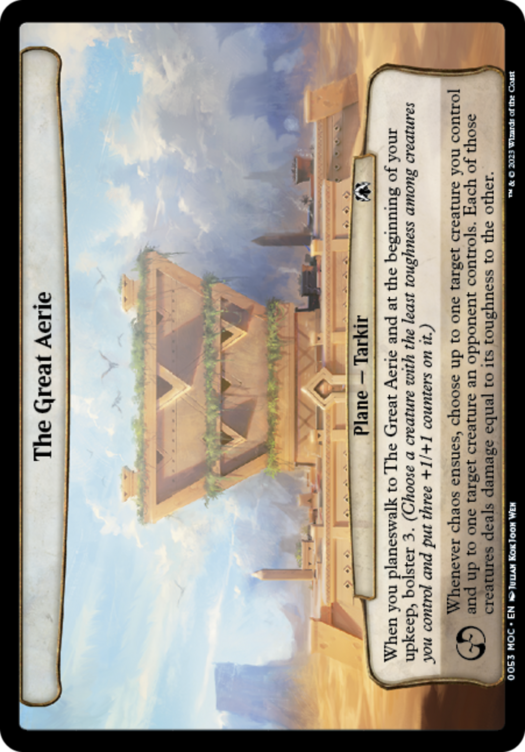 The Great Aerie [March of the Machine Commander] | Jomio and Rueliete's Cards and Comics