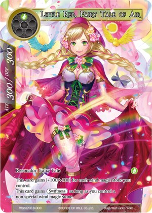 Little Red, Fairy Tale of Air (World2018-003) [Promo Cards] | Jomio and Rueliete's Cards and Comics