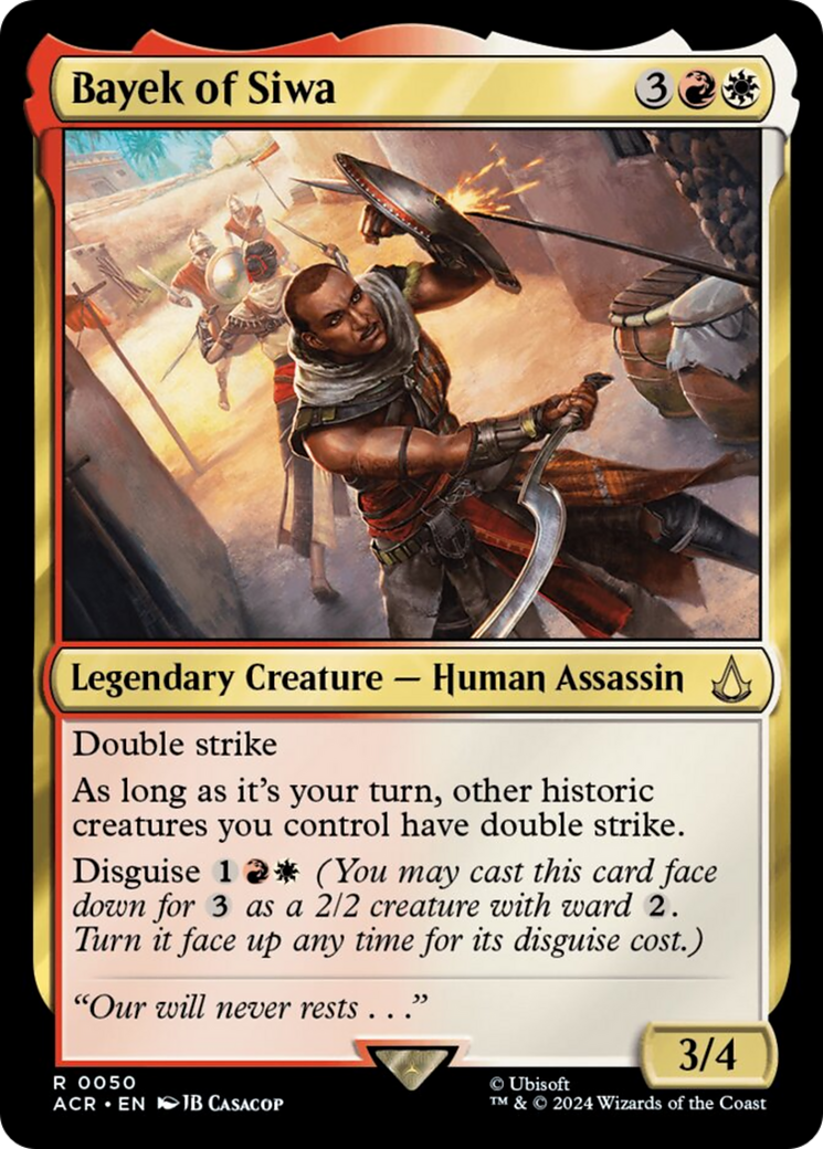 Bayek of Siwa [Assassin's Creed] | Jomio and Rueliete's Cards and Comics