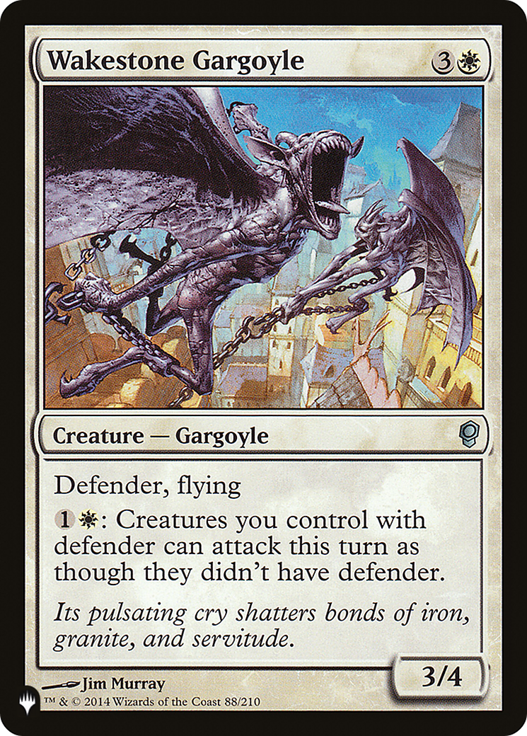 Wakestone Gargoyle [The List] | Jomio and Rueliete's Cards and Comics