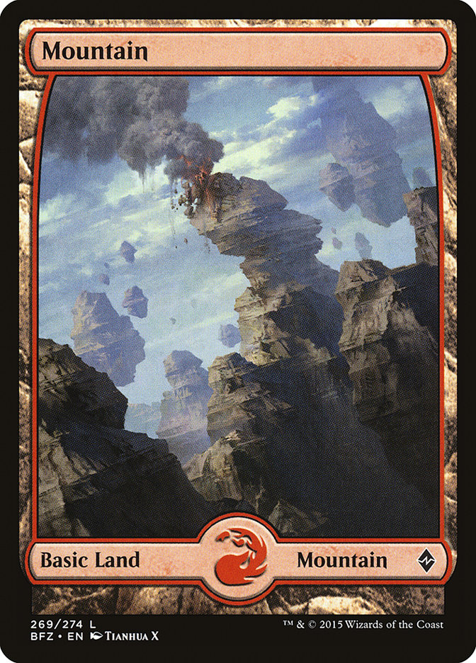 Mountain (269) (Full Art) [Battle for Zendikar] | Jomio and Rueliete's Cards and Comics