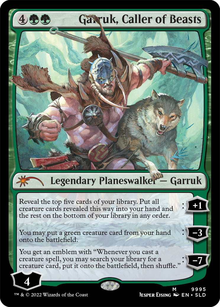 Garruk, Caller of Beasts [Secret Lair Drop Series] | Jomio and Rueliete's Cards and Comics