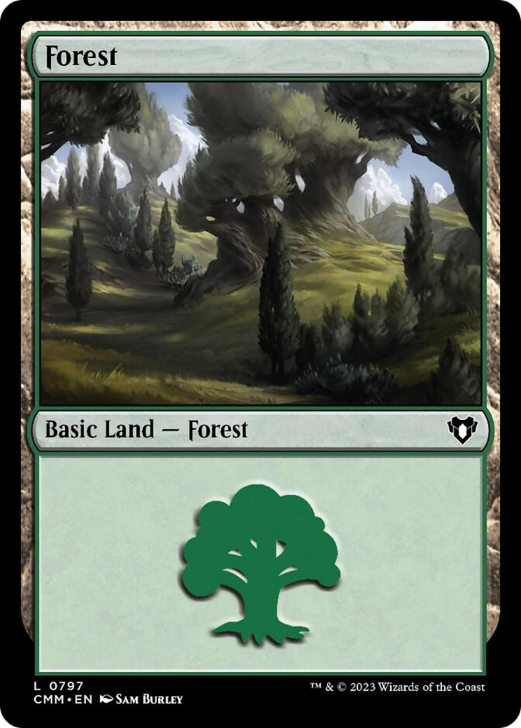 Forest (797) [Commander Masters] | Jomio and Rueliete's Cards and Comics