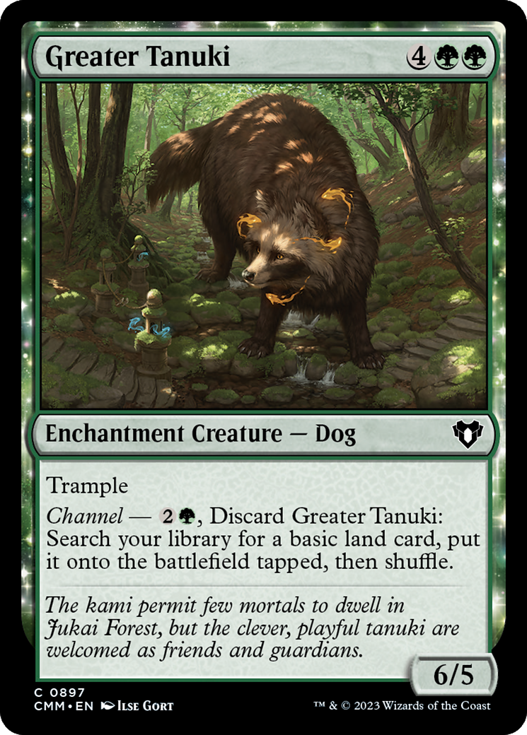 Greater Tanuki [Commander Masters] | Jomio and Rueliete's Cards and Comics