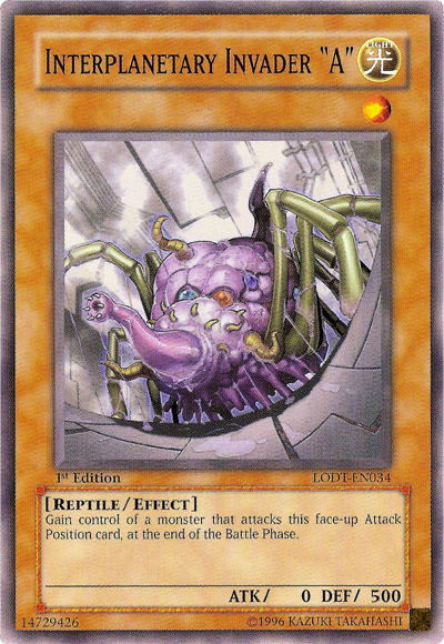Interplanetary Invader 'A' [LODT-EN034] Common | Jomio and Rueliete's Cards and Comics